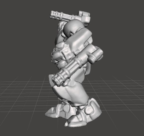 IRONMAN HEAVY DUTY ARMOR HULKBUSTER MINIATURE MODEL SCIFI GAMES 3D print model_1