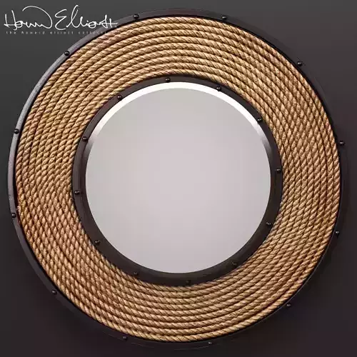 Howard Elliott 13248 South Hampton Rope Mirror 3D model