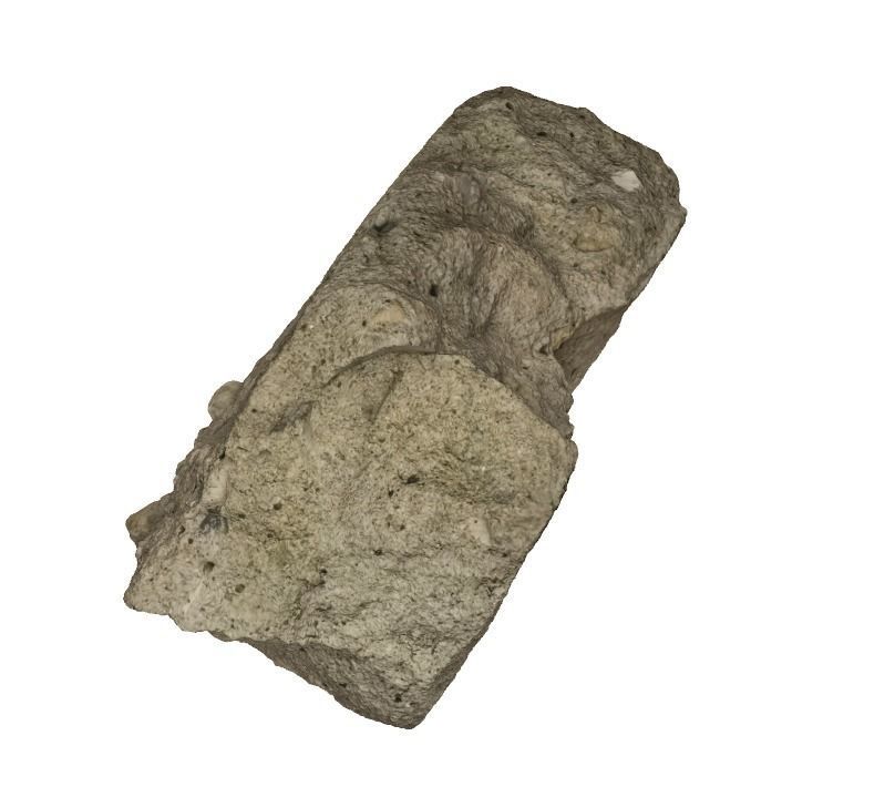 Cement Stone Block 3D Model 3D model_17