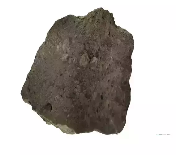 Cement Stone Block 3D Model 3D model