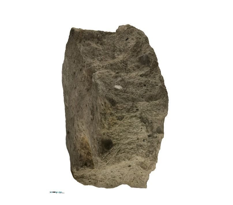 Cement Stone Block 3D Model 3D model_12