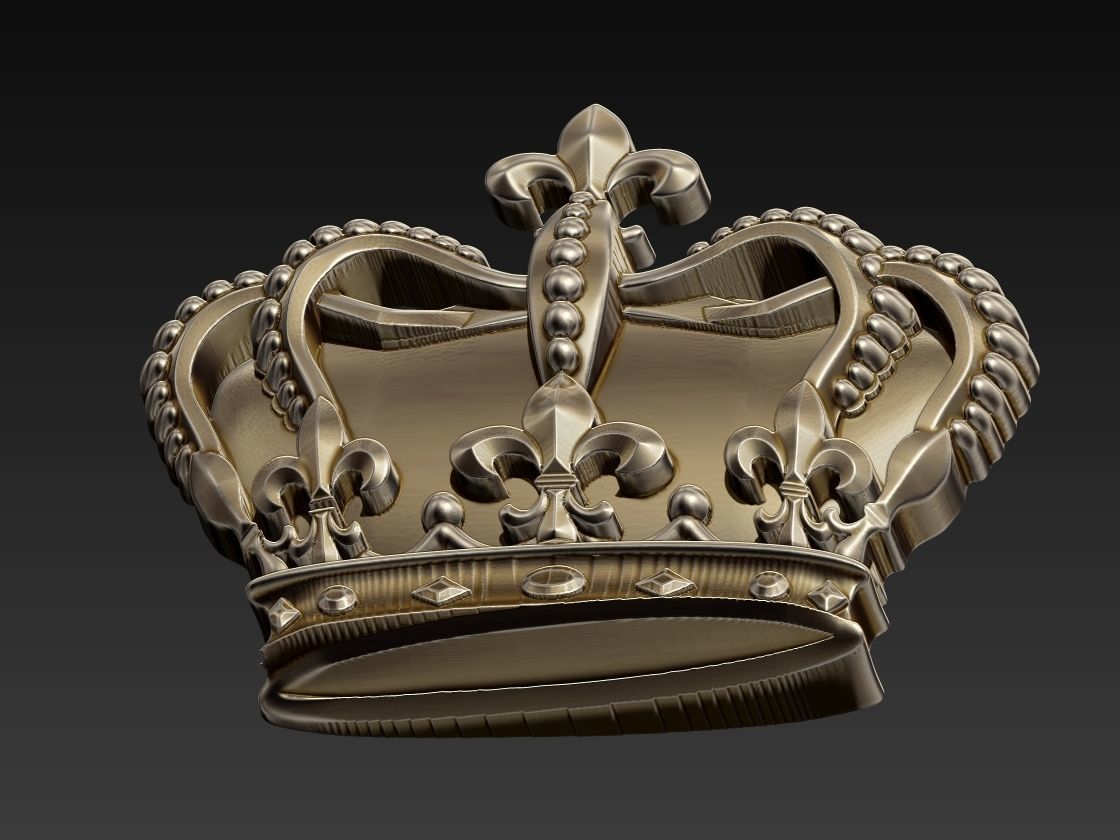 Crown Relief 3D print model_12