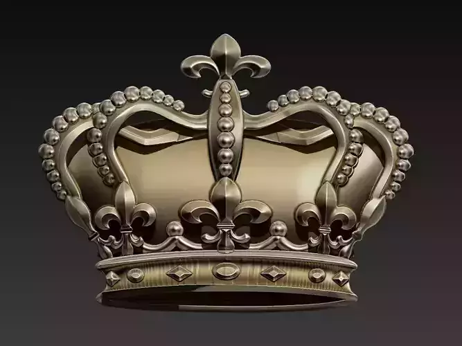 Crown Relief 3D print model