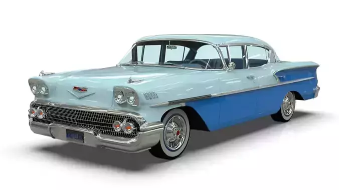 Chevrolet Belair Sedan 1958 3D Model 3D model