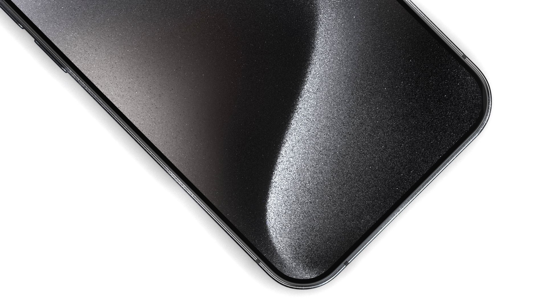 Apple iPhone 15 Pro Black Titanium Low-poly 3D model_6