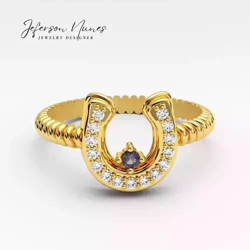 Anel Ferradura A1014