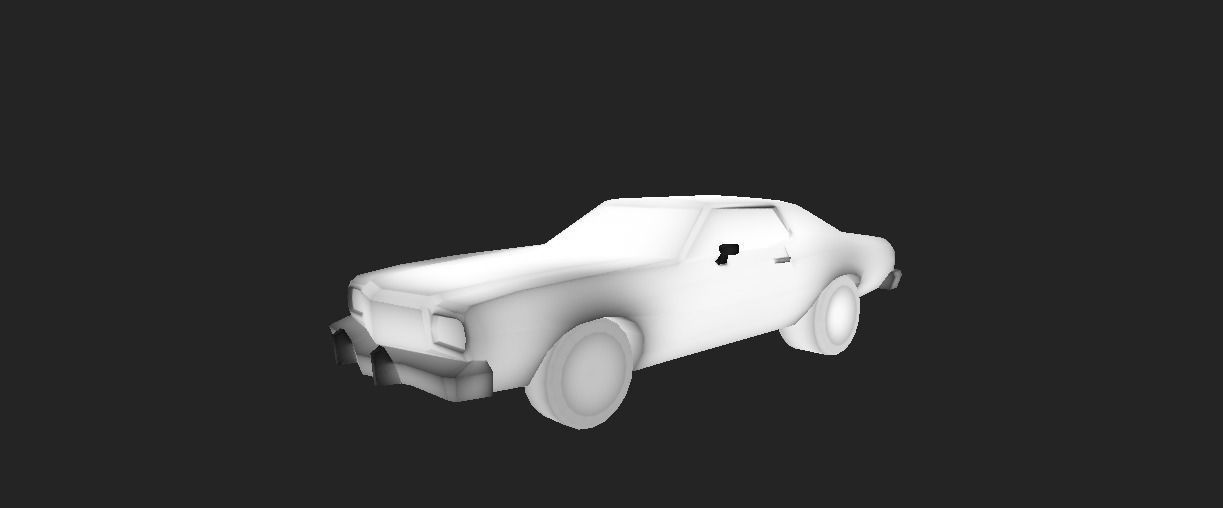 STRIPED TOMATO REPLICA Low-poly 3D model_14
