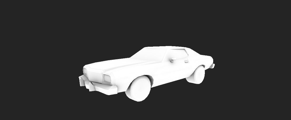 STRIPED TOMATO REPLICA Low-poly 3D model_12