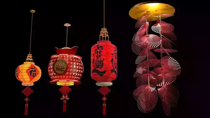 Chinese red lantern 