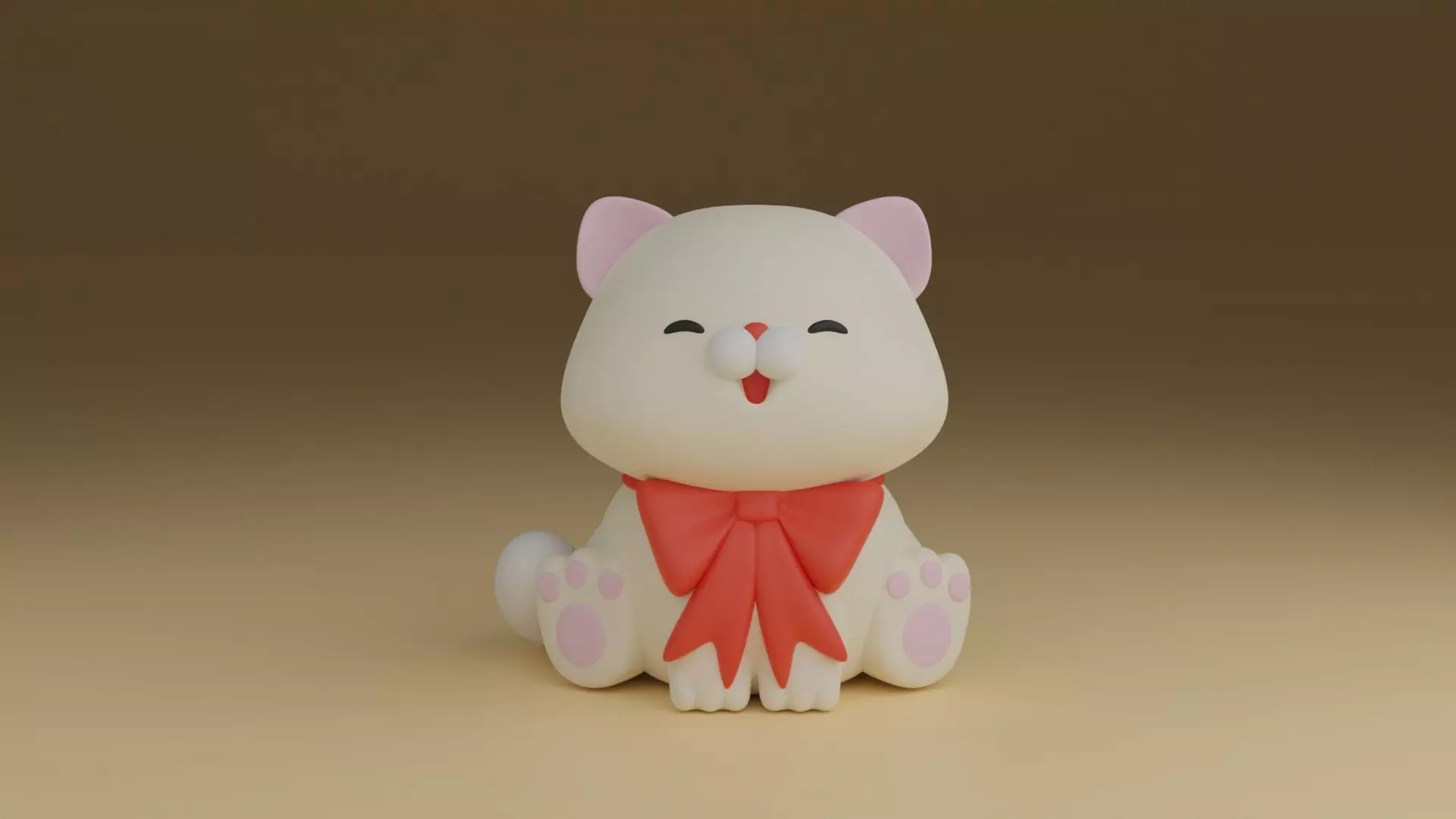 cat stl 3d print model 3D print model_0