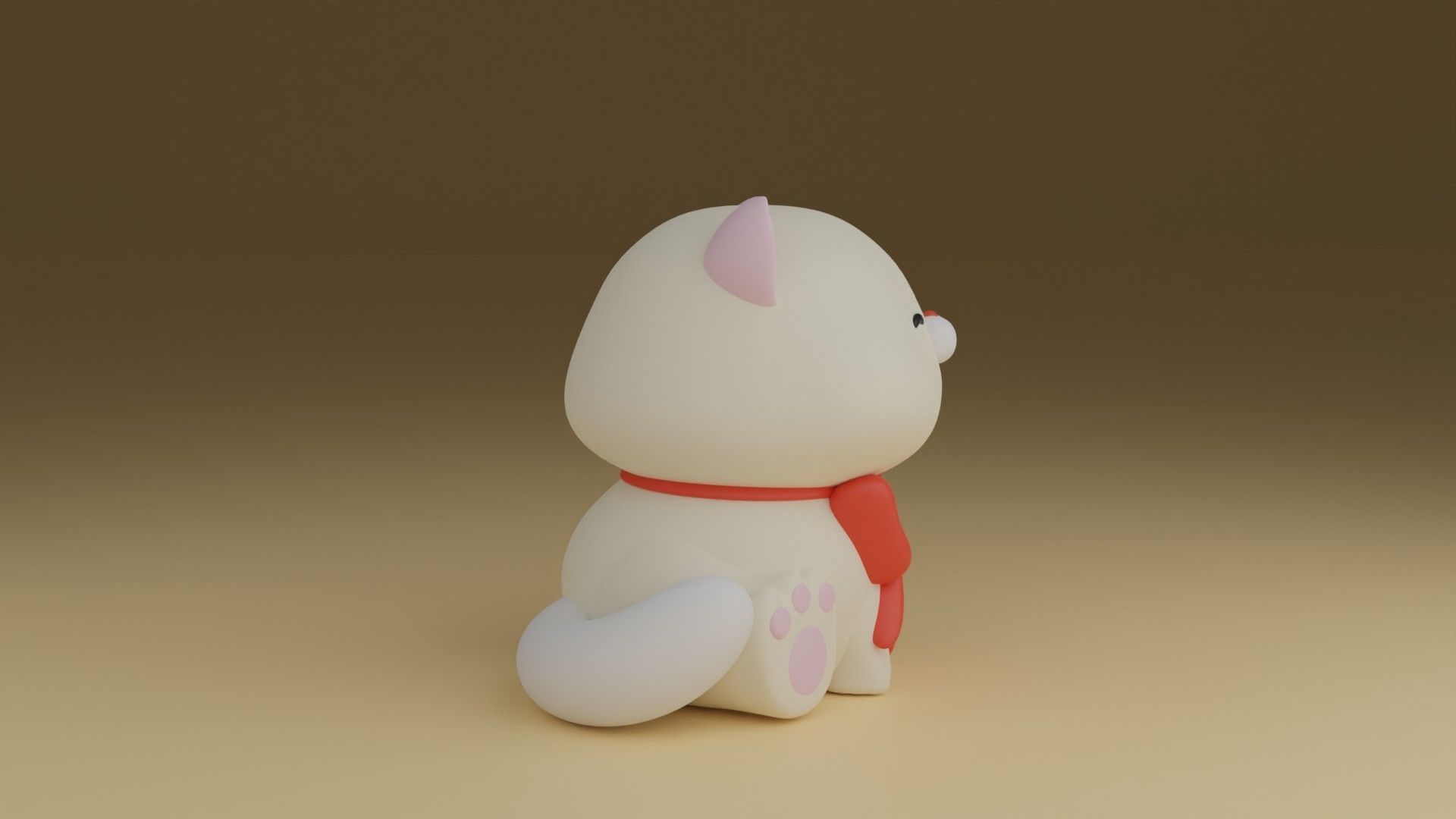 cat stl 3d print model 3D print model_8