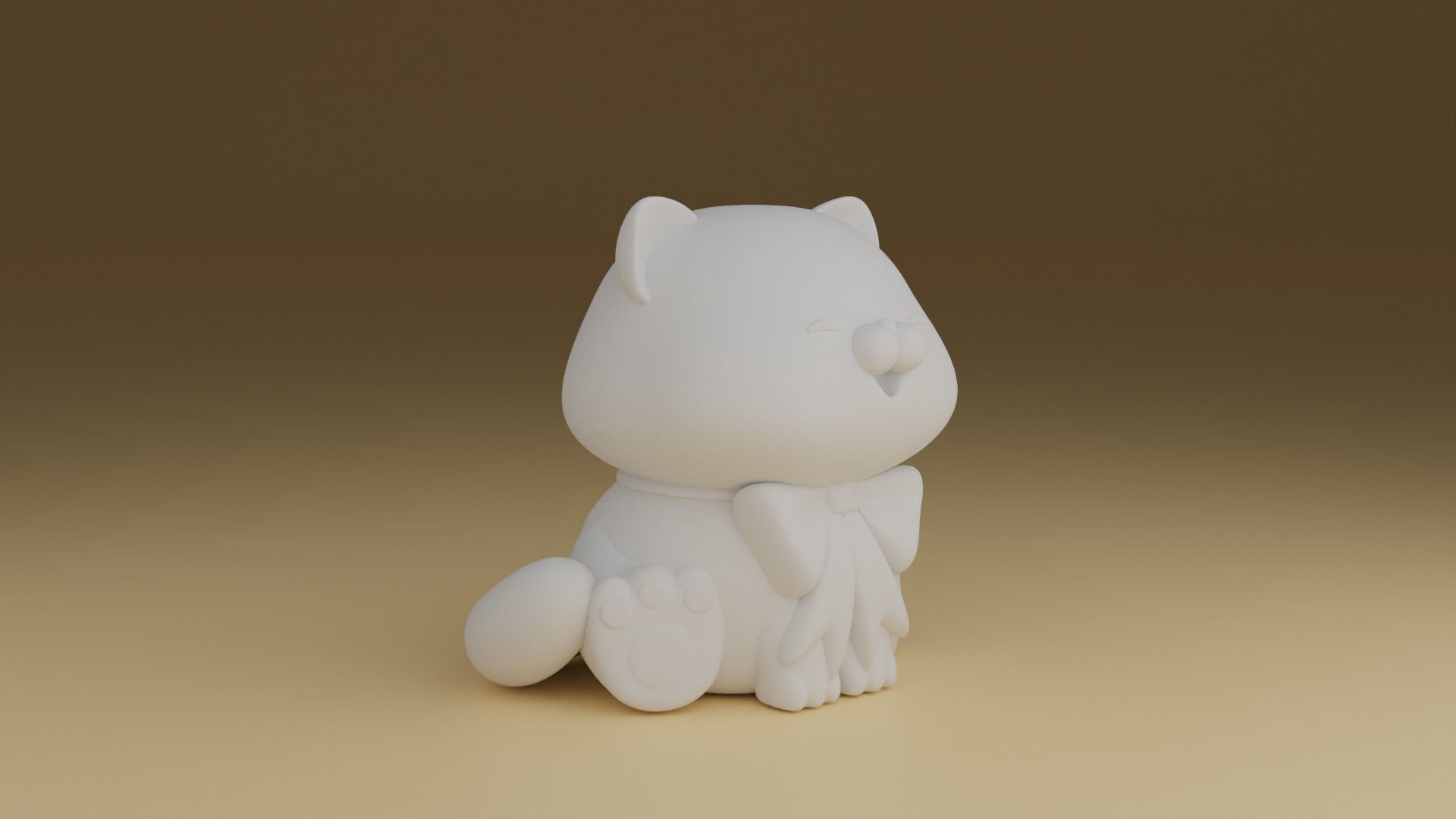 cat stl 3d print model 3D print model_2