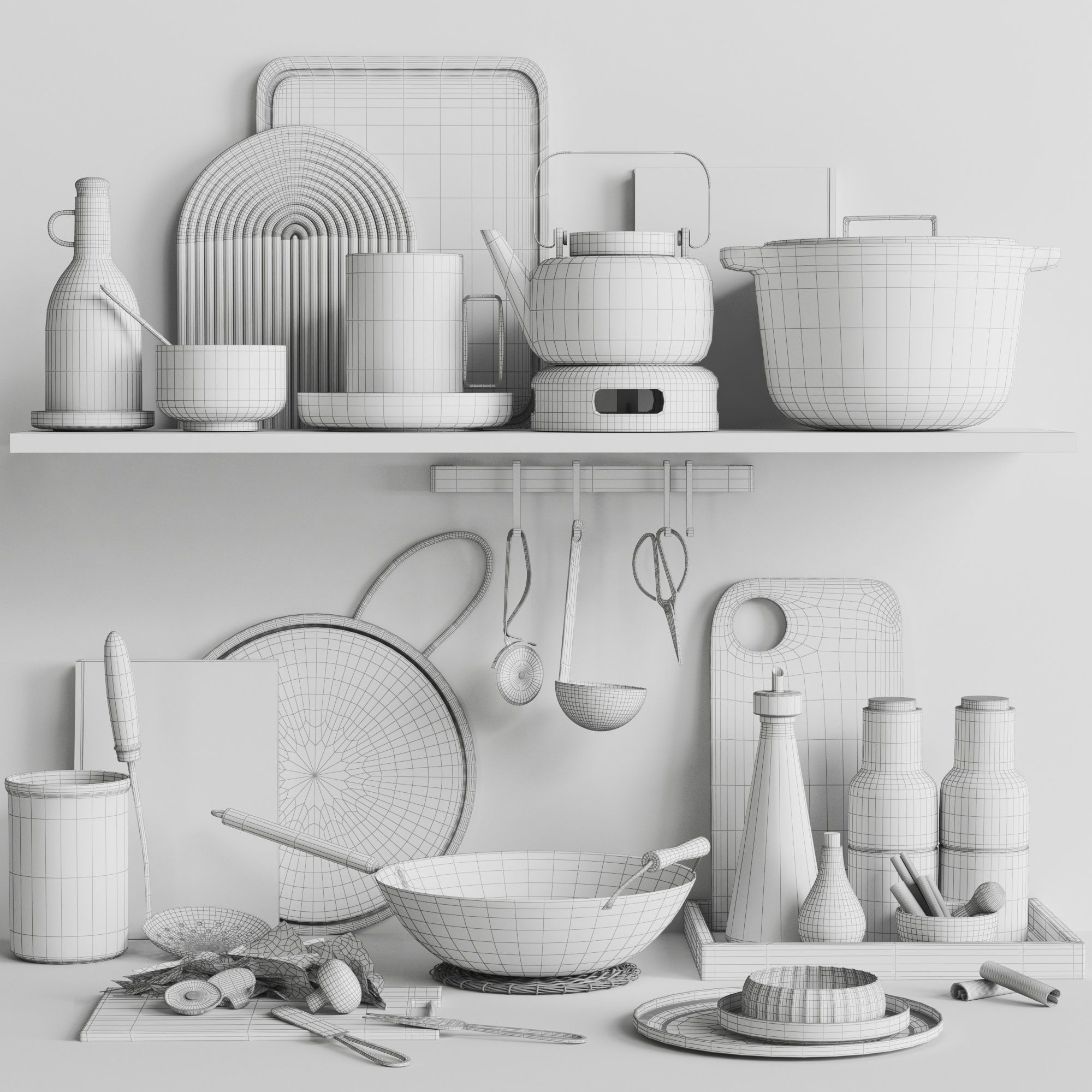 kitchen accessories042 3D model_4