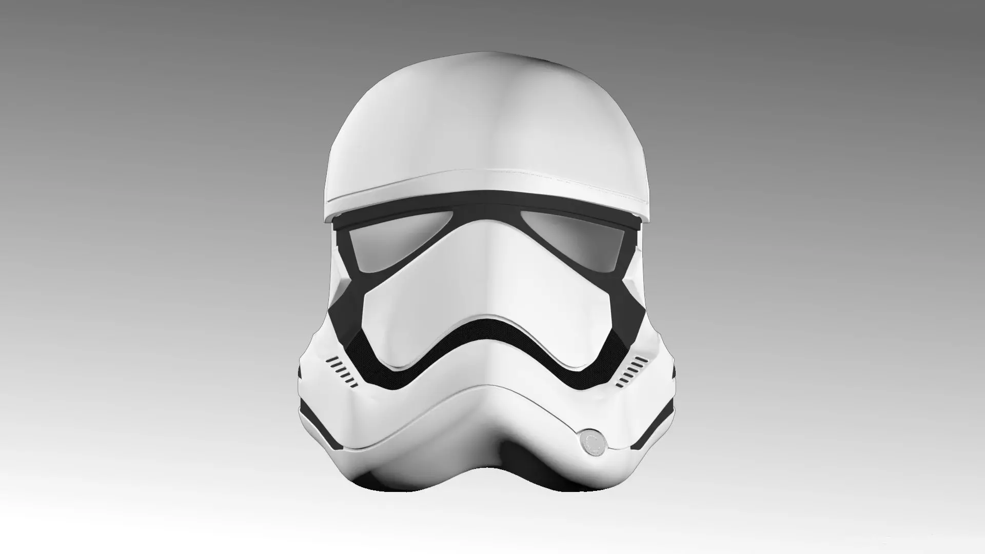 First Order Stormtrooper Helmet Free low-poly 3D model_0
