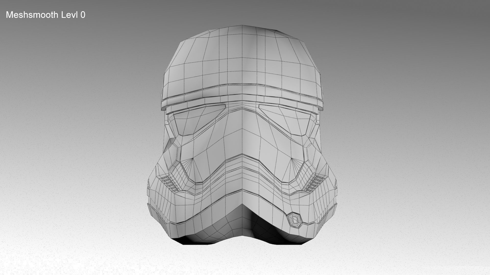 First Order Stormtrooper Helmet Free low-poly 3D model_8