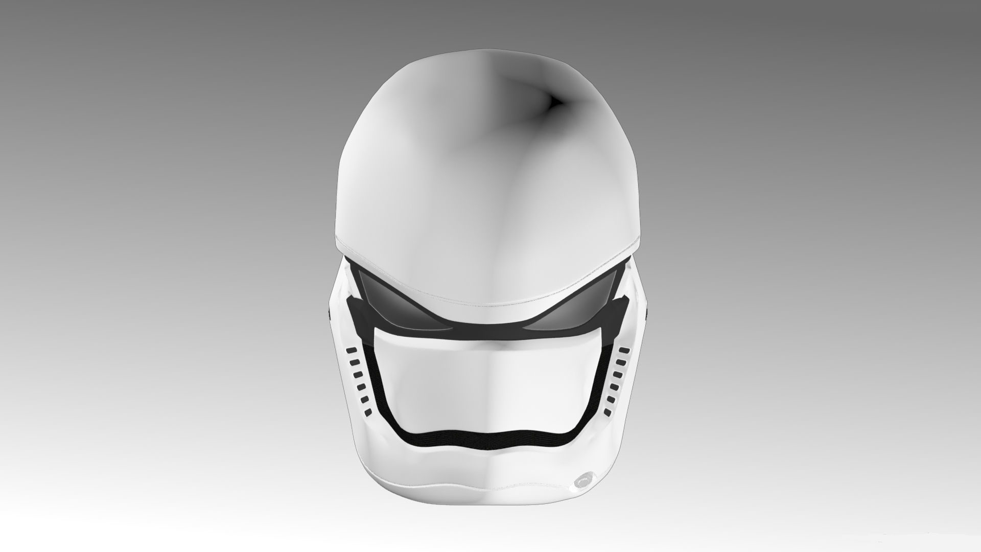 First Order Stormtrooper Helmet Free low-poly 3D model_2
