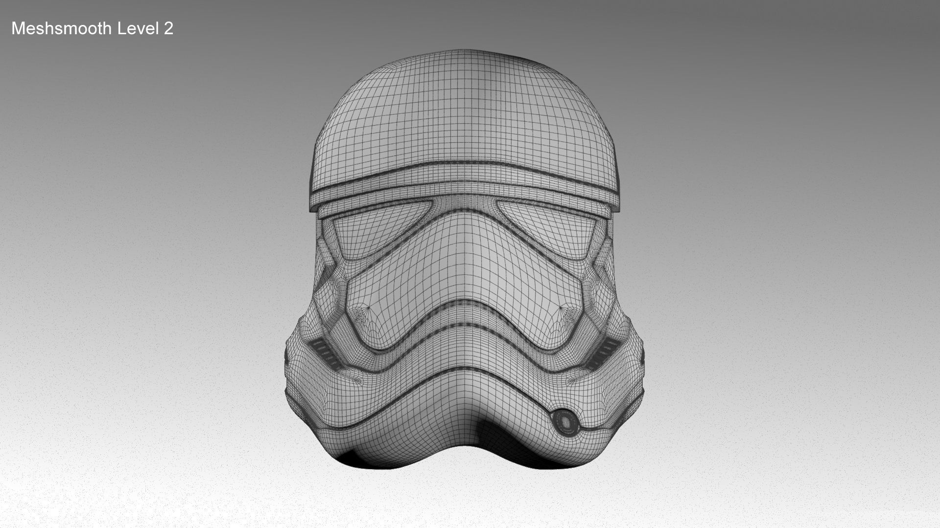 First Order Stormtrooper Helmet Free low-poly 3D model_5