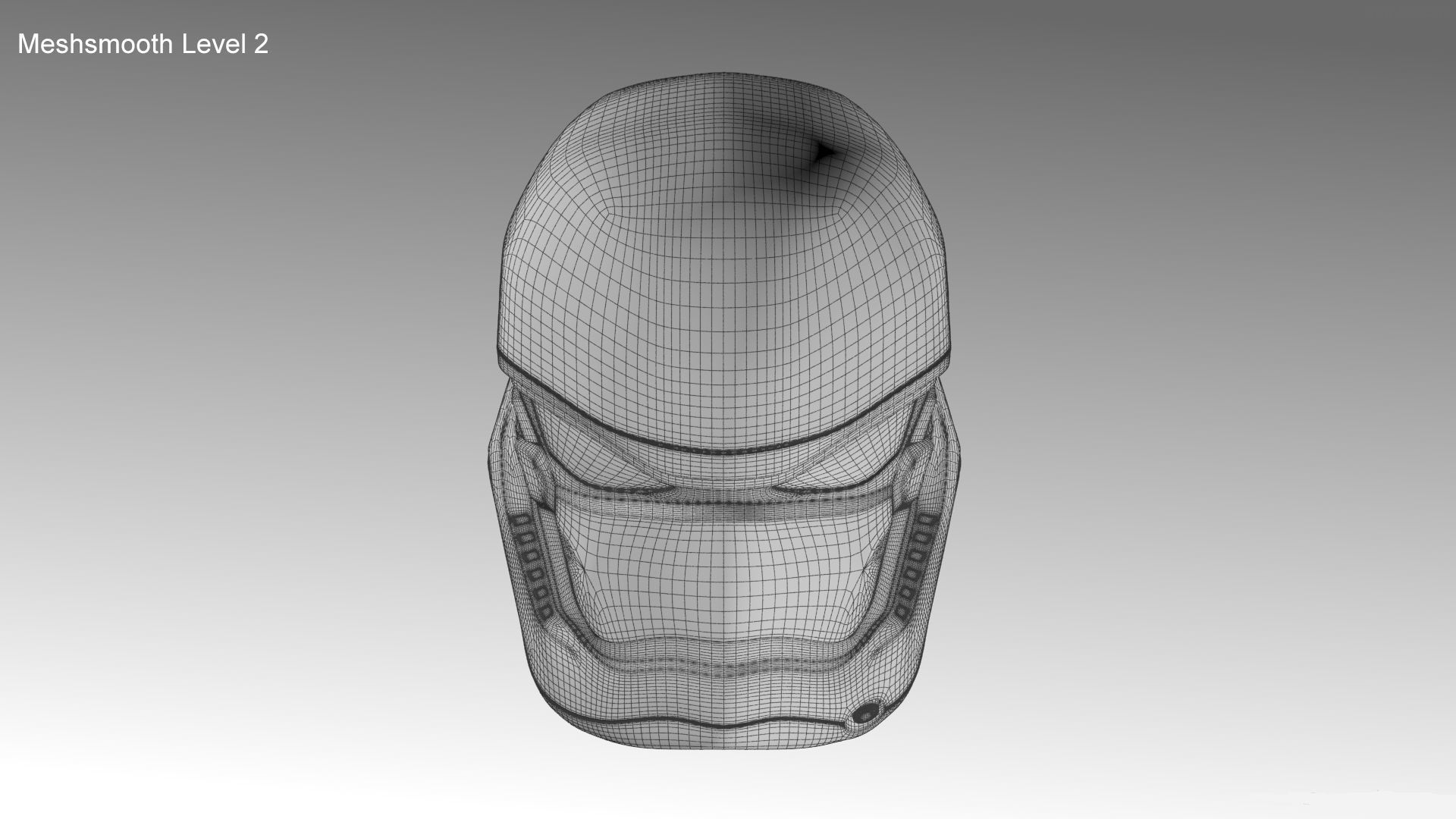 First Order Stormtrooper Helmet Free low-poly 3D model_6