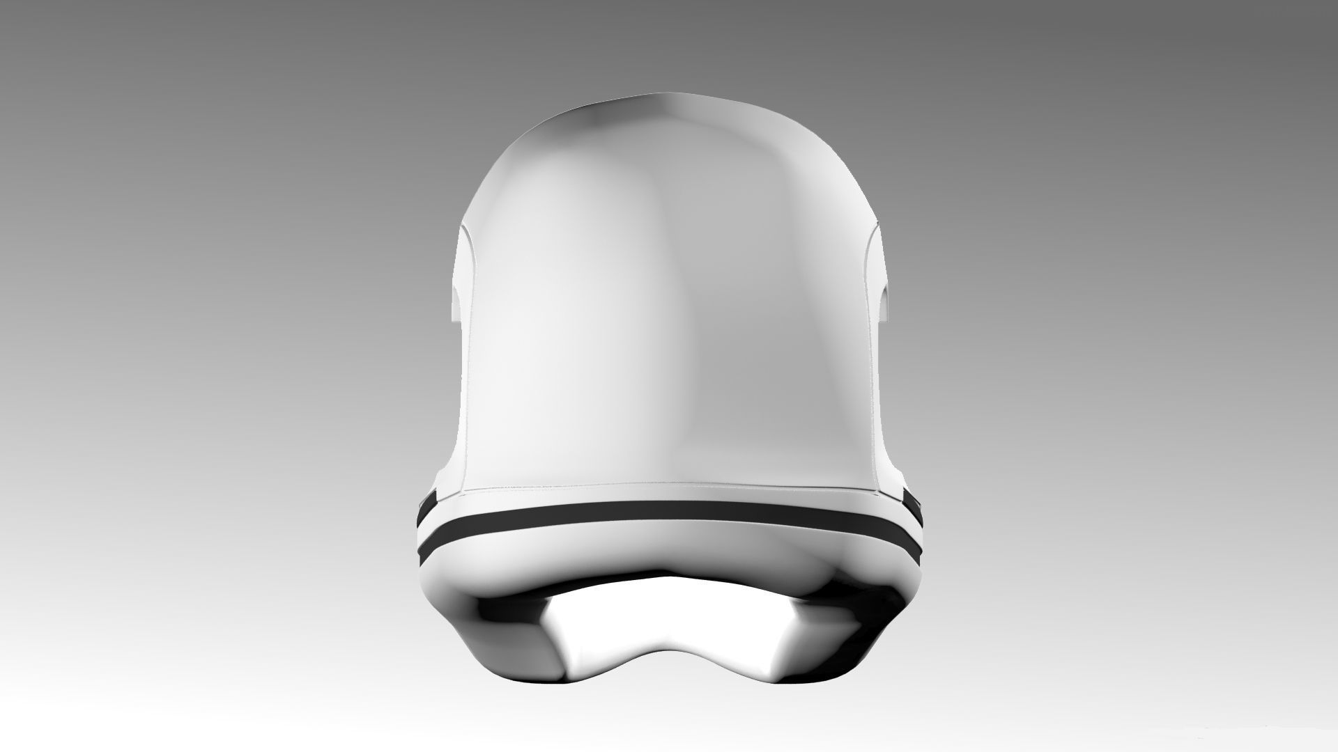First Order Stormtrooper Helmet Free low-poly 3D model_3