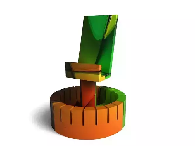 Menu card display 3D print model