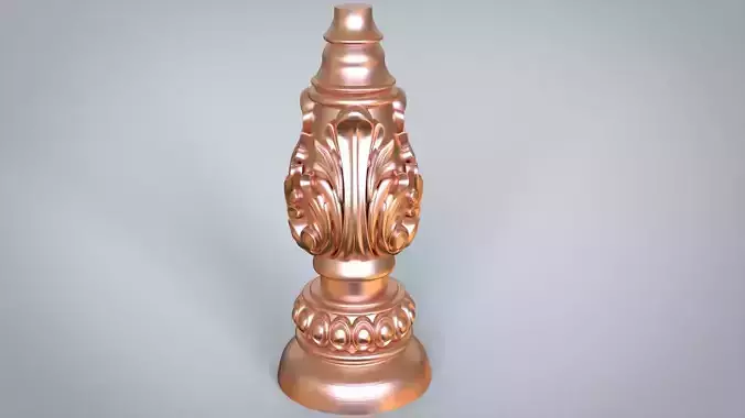 Carved decor sculpt 3D print model