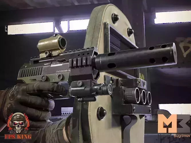 FPS Pistol Tactical Shield Animations