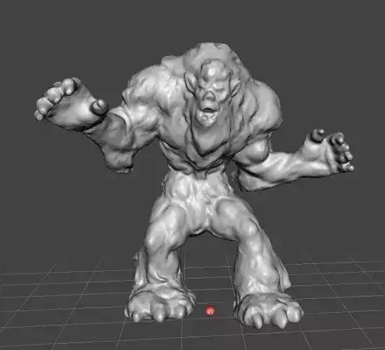 SASQUATCH 2006 PVC FIGURE MINIATURE MONSTER PLASTIC TOY 3D print model