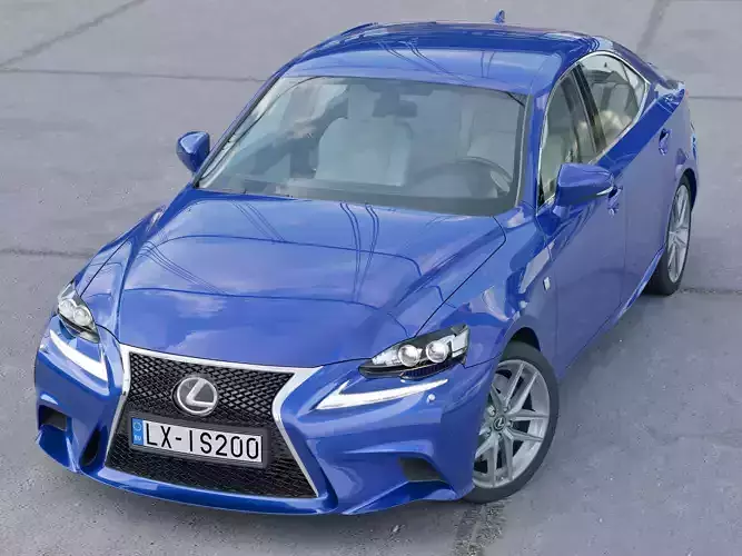 Lexus IS F-Sport 2016 3D model
