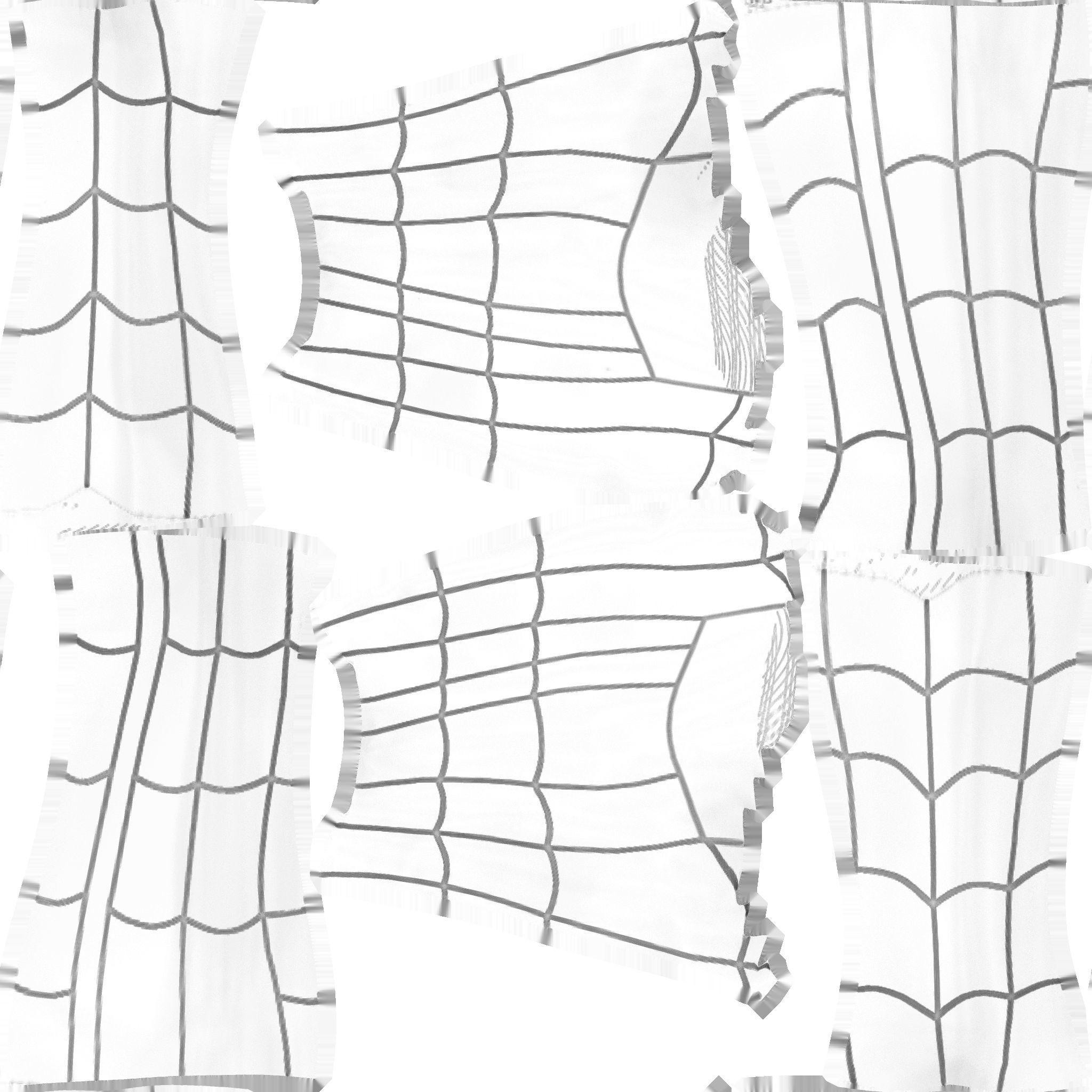 Mutant spider man Low-poly 3D model_9