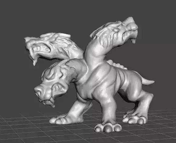 CERBERUS 2006 PVC FIGURE MINIATURE MONSTER PLASTIC TOY 3D print model