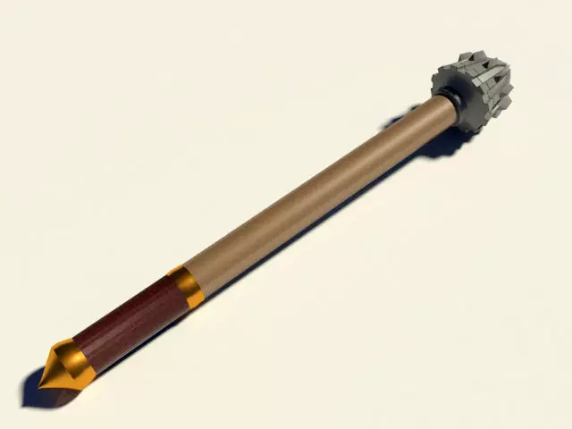 Mace  club 3D model_0