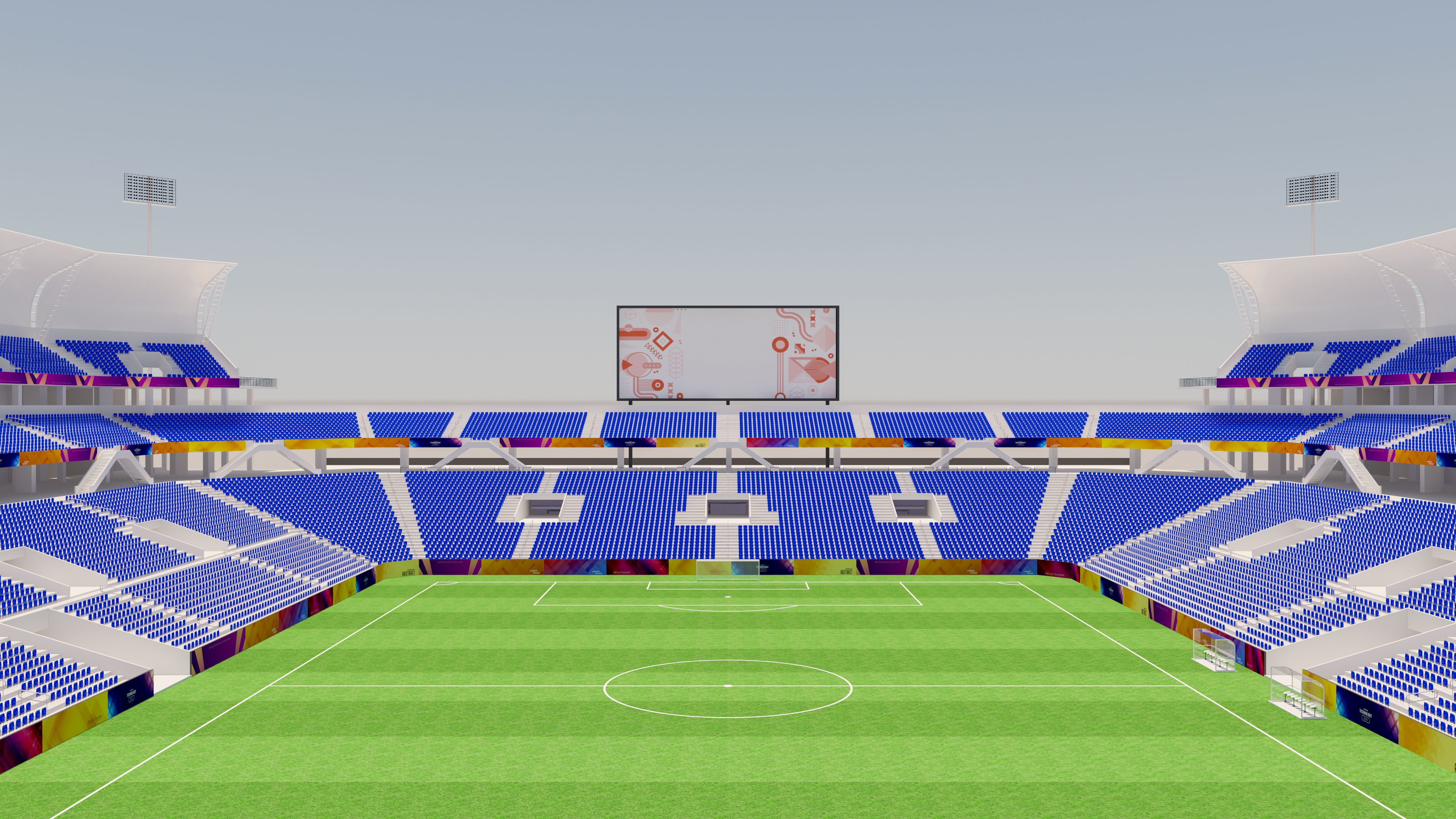 Soccer Stadium 3D model_5