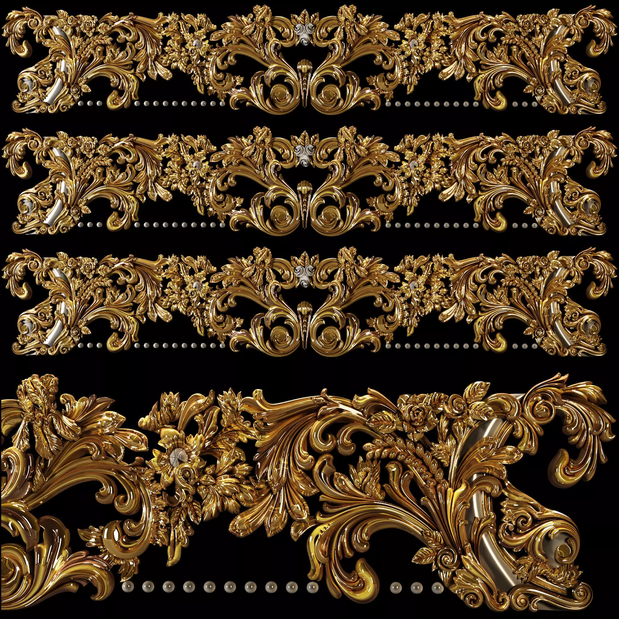 Decorative Ornamental 56 3D model