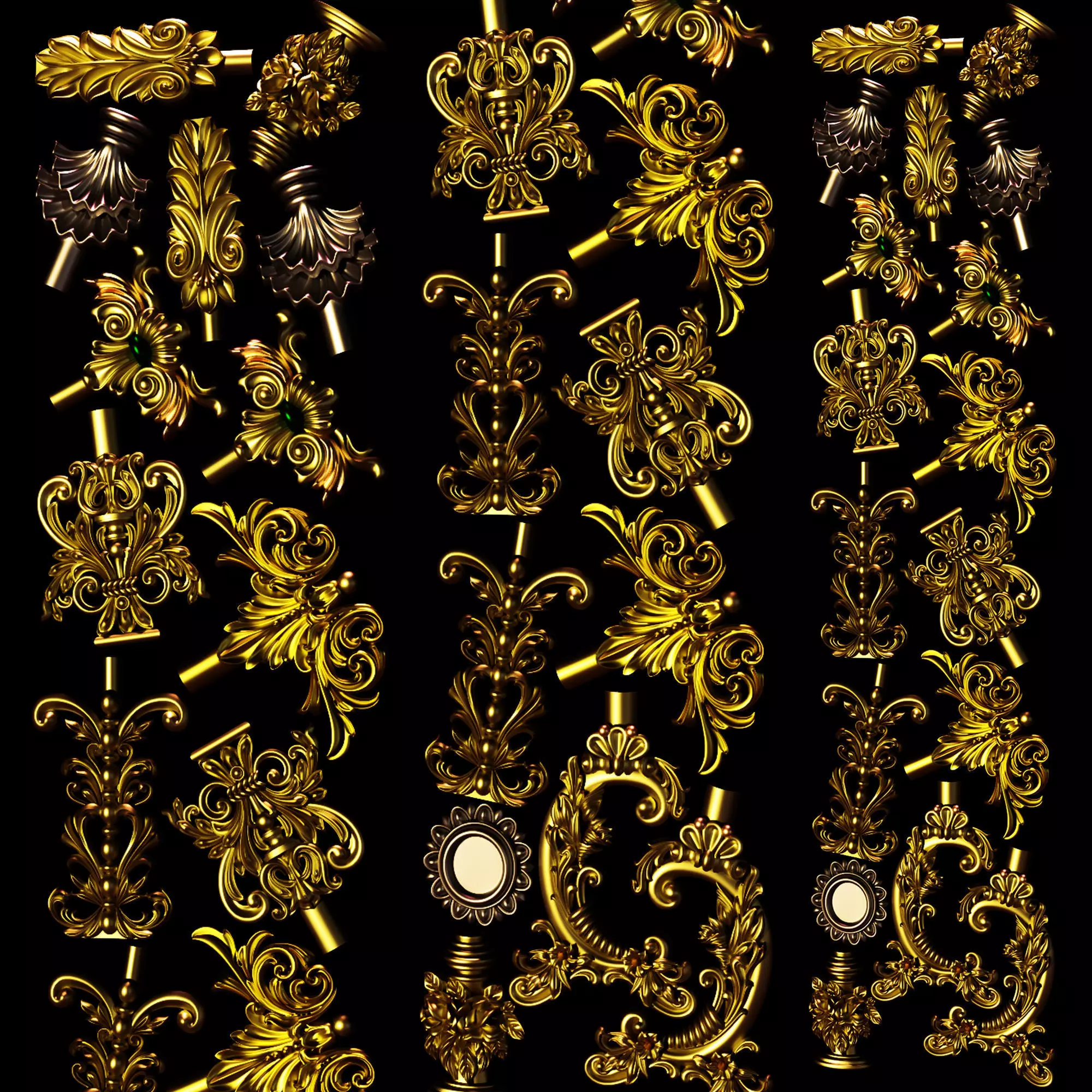 Decorative Ornamental 68 3D model