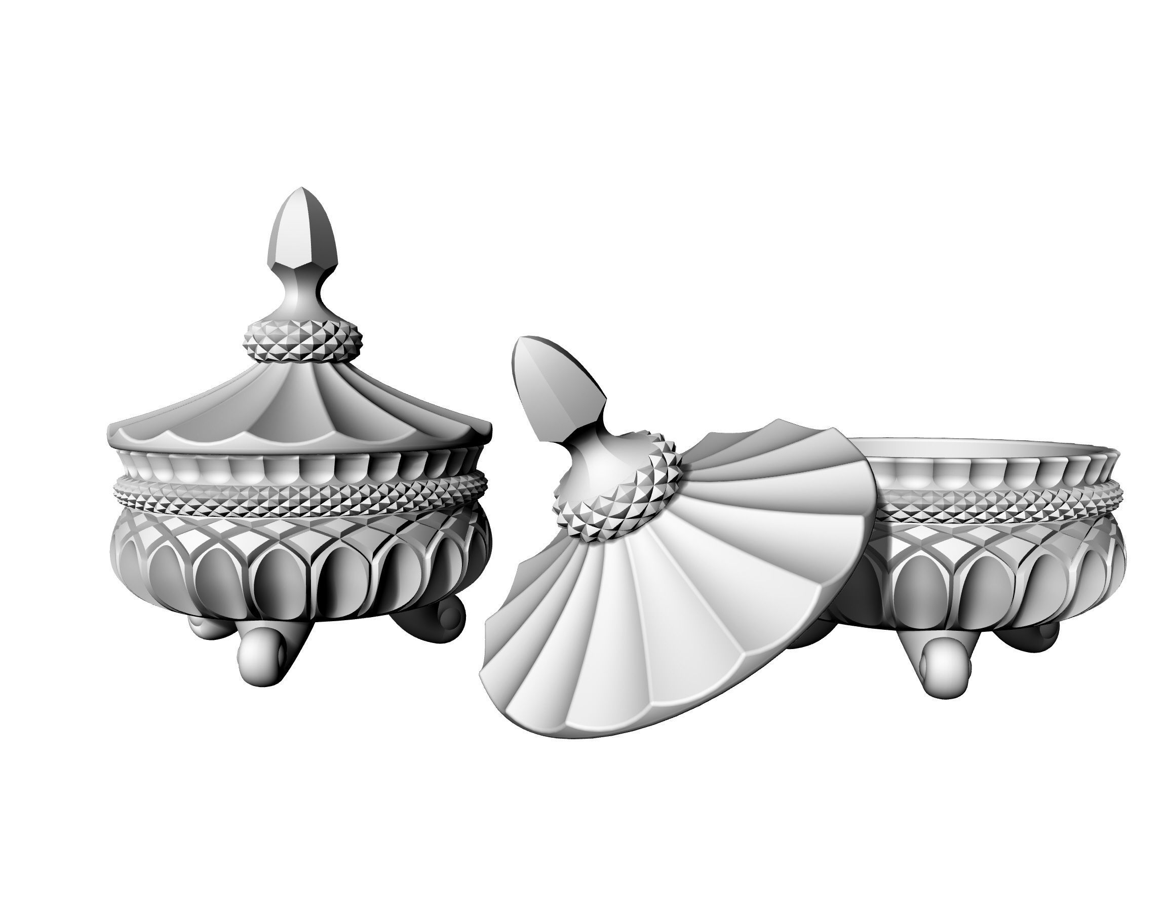 DECORE GLASS  BONBONAIRE 3D print model_4