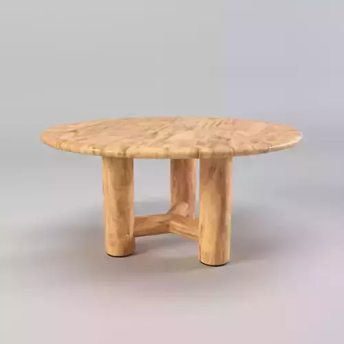 Round table - Dining table - Wooden table