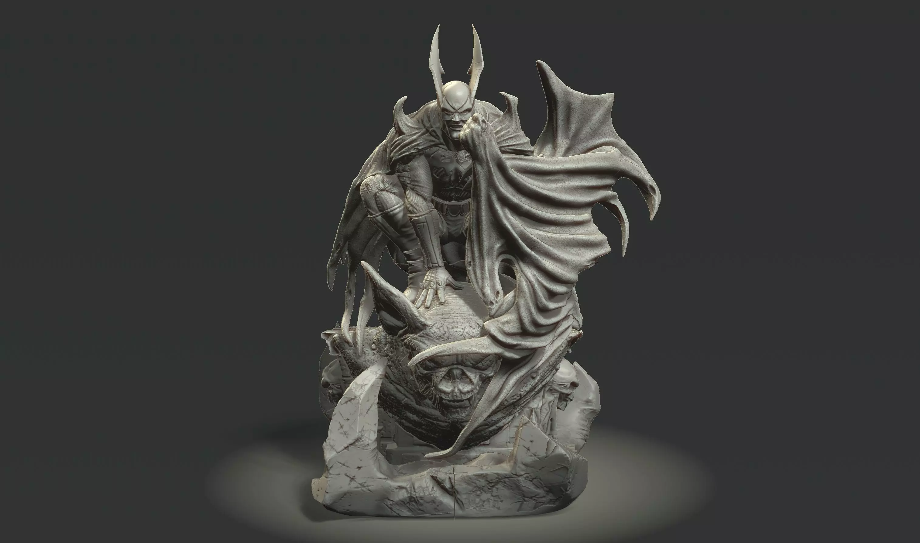 Batman Vs Goblin 3D print model_0