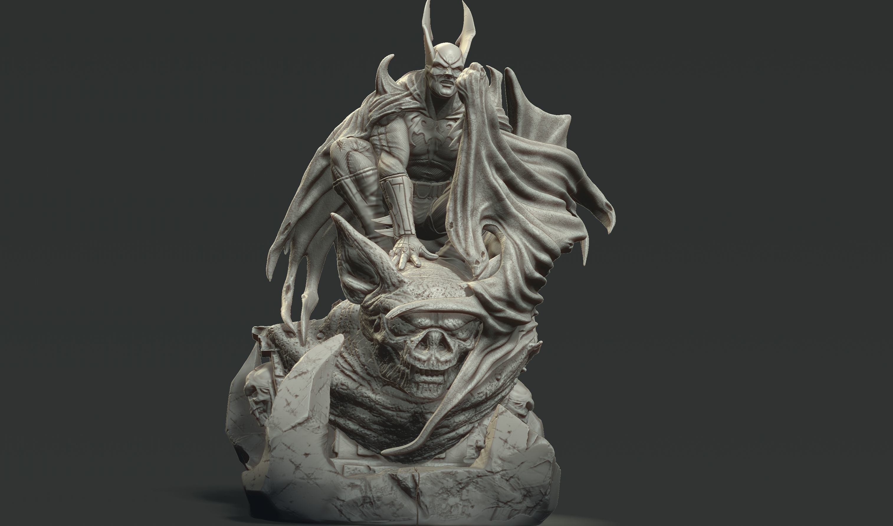 Batman Vs Goblin 3D print model_2