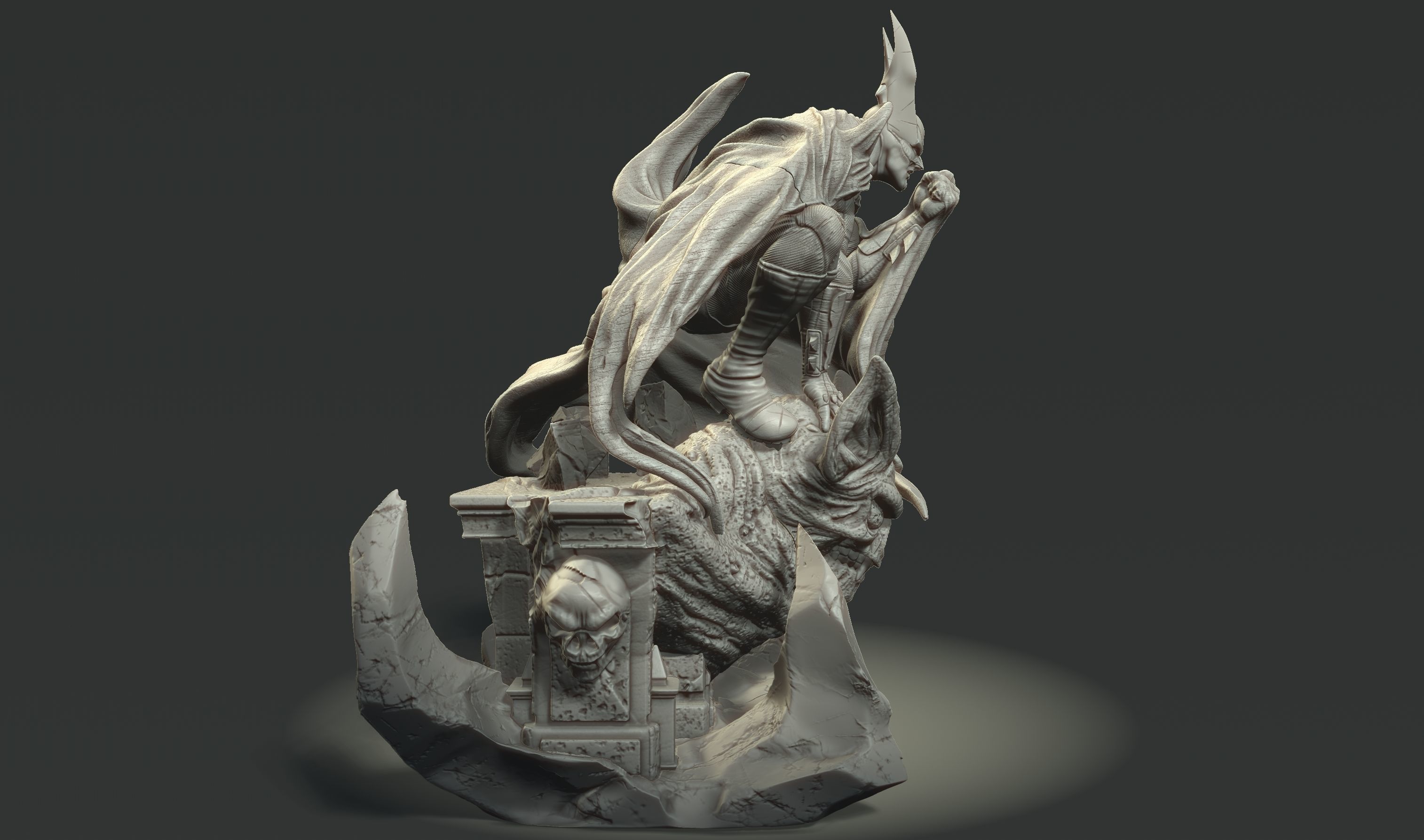 Batman Vs Goblin 3D print model_4
