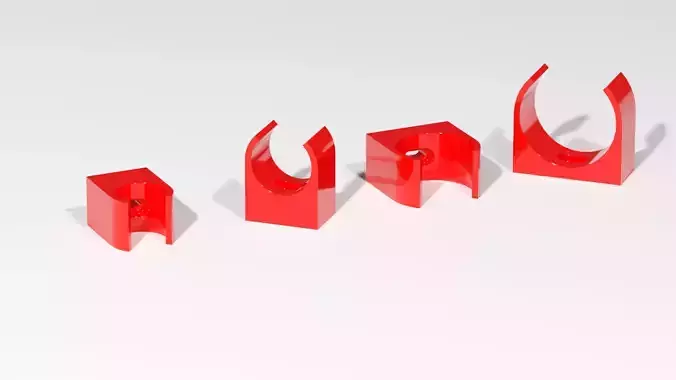 Conduit clip for PVC tubes