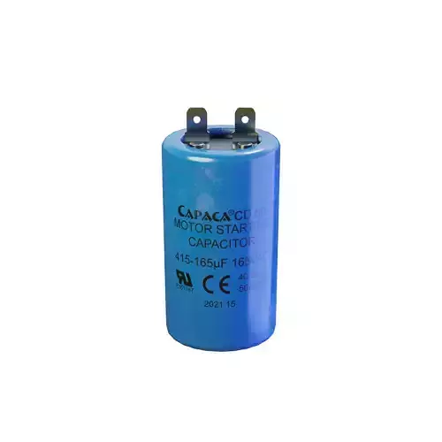Painted Motor Start Capacitor Low-poly 3D model