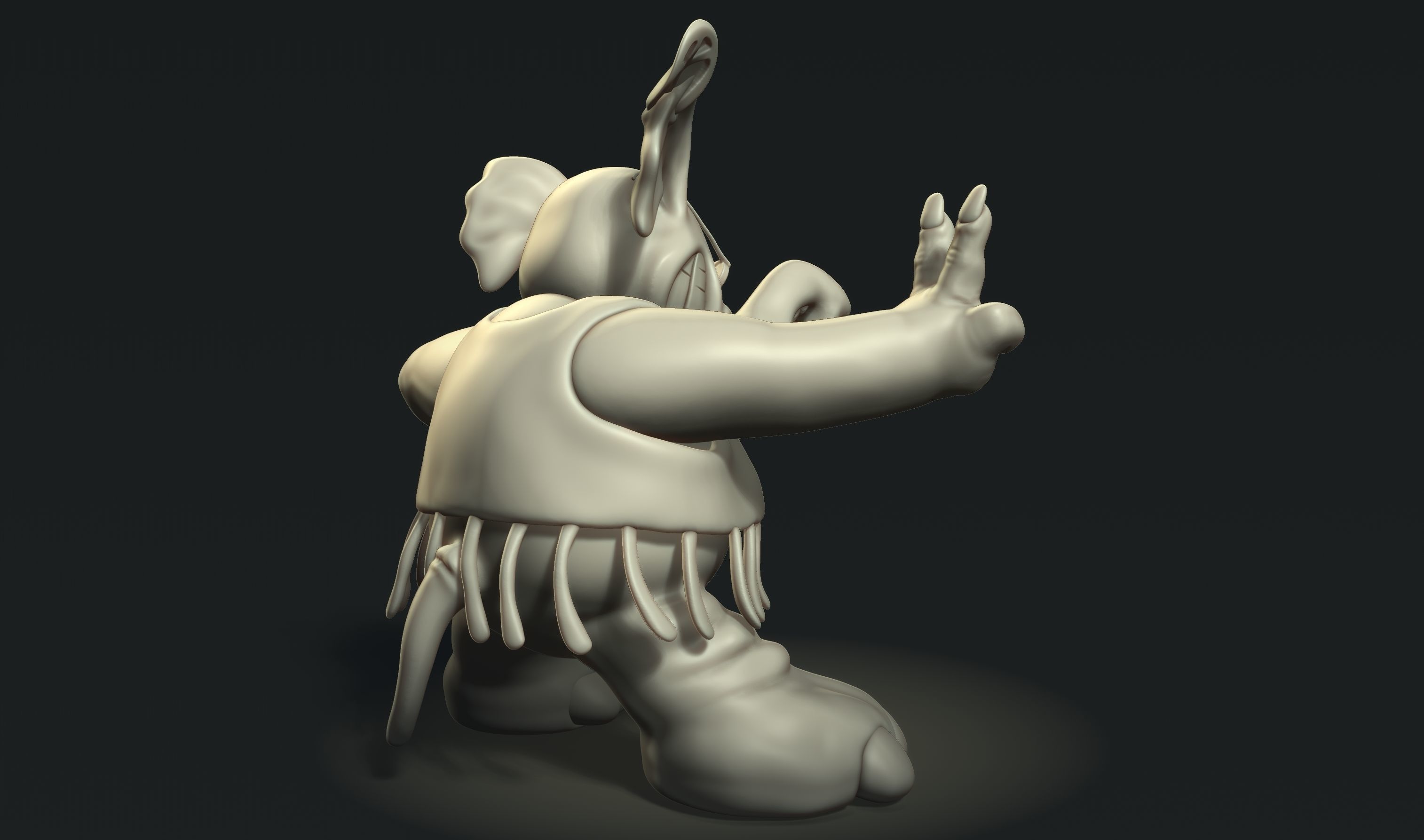 Coffee with Elephant 3D print model_3