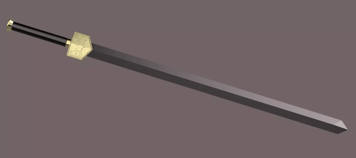 Avatar The Last Airbender - Sokka meteor sword 3D print model_0