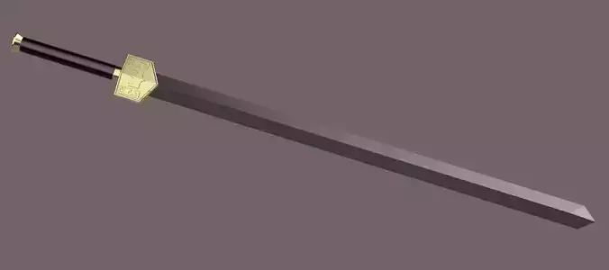 Avatar The Last Airbender - Sokka meteor sword 3D print model