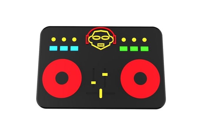 3D printable visiting card for DJ 3D print model