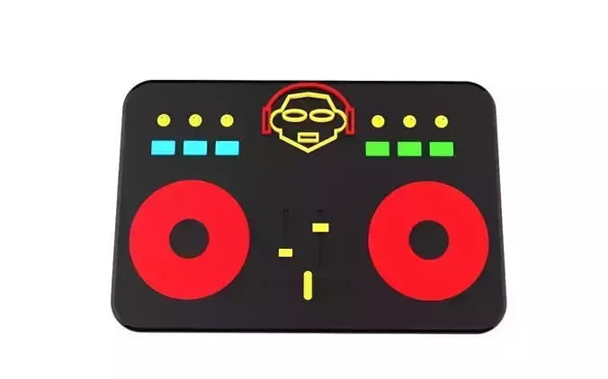 3D printable visiting card for DJ 3D print model