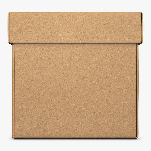 Package Cardboard Box M 2 3D model 3