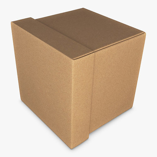Package Cardboard Box M 2 3D model 6