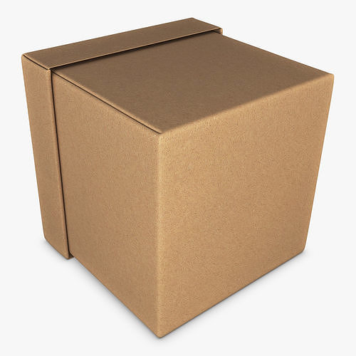 Package Cardboard Box M 2 3D model 5