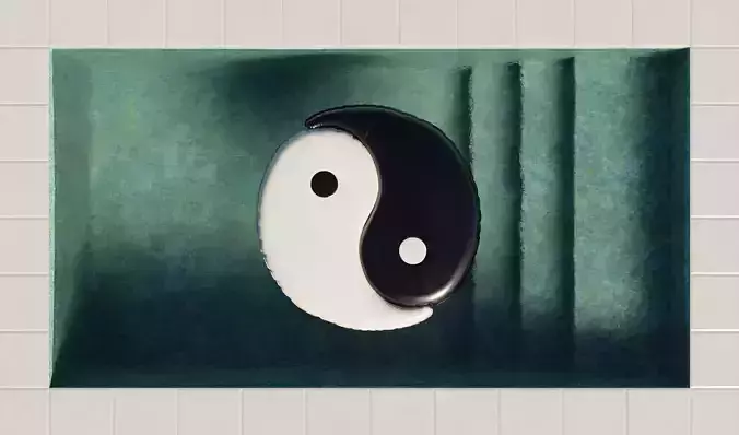 Yin Yang Float and Pool 3D model